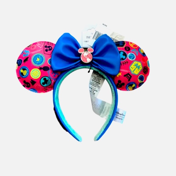 NWT Disney Vacation Club DVC Mickey Loungefly Bow Ears Headband - Picture 5 of 5